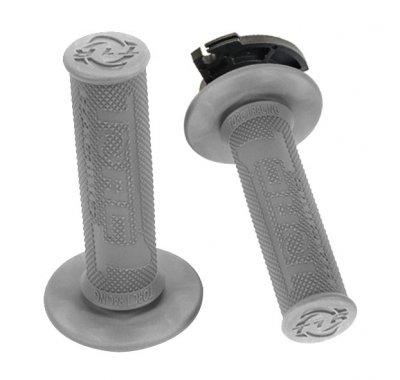 Torc1, DEFY MX Lock-On Diamond Grips, 2 och 4-takt, GRÅ