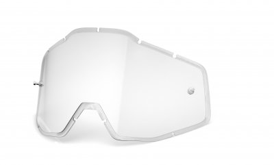 100%, Injected Lens Anti-Fog, Clear