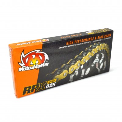 Moto-Master, Kedja, X-Ring RPX Gold, Adventure/Street, 120 Länk, 525