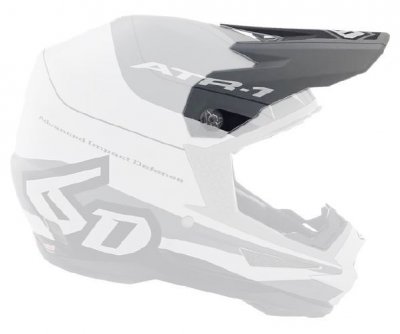 Hjälmskärm 6D ATR-1 Visor Pace, Black/White