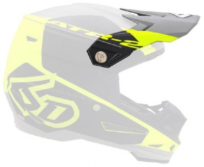 Hjälmskärm 6D ATR-2 Visor Shadow Matte Neon Yellow