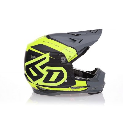 6D ATR-2Y Torque Helmet, Neon Yellow Matte