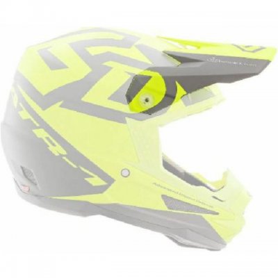 Hjälmskärm 6D ATR-1 Visor Switch Yellow/Grey