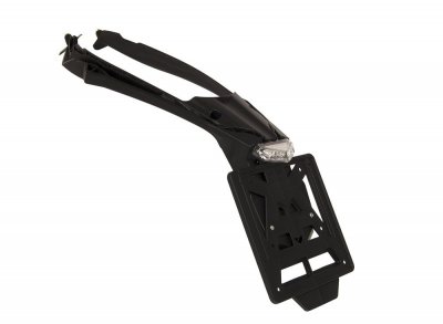 Rtech, Baklampa/bakskärm, Integra Led, avtagbar skylthållare, SVART, KTM 17-19 450 EXC-F, 18-19 250 EXC TPI/300 EXC TPI, 17 250 