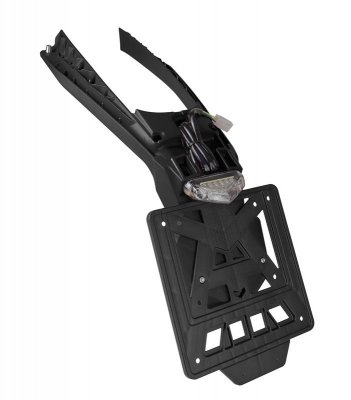 Rtech, Baklampa/bakskärm, Integra Led, avtagbar skylthållare, SVART, KTM 20-23 450 EXC-F, 20-22 250 EXC TPI/150 EXC TPI/300 EXC 