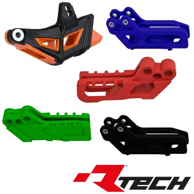 Rtech, Kedjestyrare Alu förstäkt, ORANGE, KTM 14-23 450 EXC-F, 14 450 SX-F, 18-22 250 EXC TPI/300 EXC TPI, 14-17 250 EXC/300 EXC
