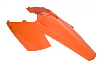 Rtech, Bakskärm/Sidopanel, ORANGE, KTM 04-07 450 EXC-F, 03-06 450 SX-F, 04-07 250 EXC, 07 250 EXC-F, 03-06 250 SX, 04-07 125 EXC