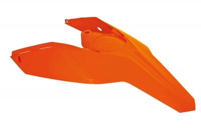 Rtech, Bakskärm/Sidopanel, ORANGE, KTM 08-11 450 EXC-F, 08-11 250 EXC/250 EXC-F, 08-11 125 EXC/300 EXC/530 EXC, Husaberg 11-12 T