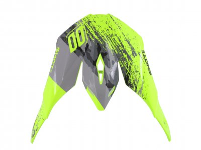 Shot, SKÄRM FURIOUS COUNTER GREY NEON YELLOW