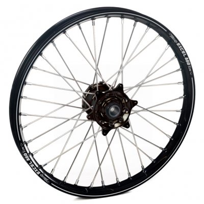 Haan Wheels, Komplett Hjul A60, 1,60, 21", FRAM, SVART, TRIUMPH 25 TF 450-RC, 26 TF 450-X, 24-26 TF 250-X