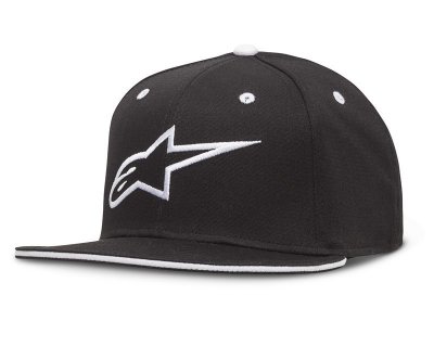 Alpinestars Ageless Flatbill Keps, Svart/Vit