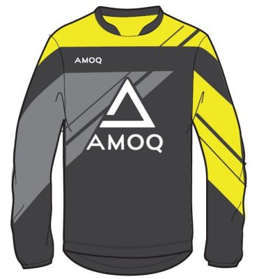 AMOQ Snowcross Tröja Svart/HiVis