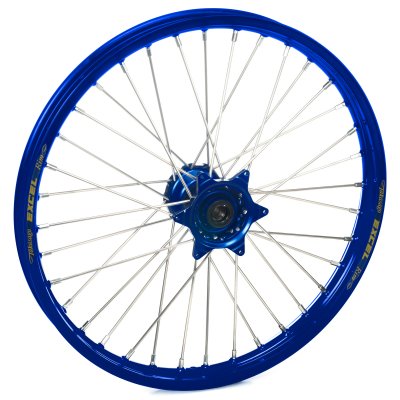Haan Wheels, Komplett Hjul, 1,40, 14", FRAM, BLÅ, KTM 24-27 50 SX, Husqvarna 27 TC 65, 24-25 TC 50, 26 TC 50, GasGas 24 MC 50, 2