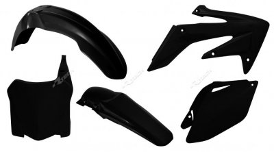Rtech, Plastkit, SVART, Honda 08-09 CRF250R