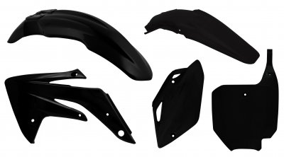 Rtech, Plastkit, SVART, Honda 07-20 CRF150R