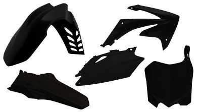 Rtech, Plastkit, SVART, Honda 09-10 CRF450R, 10 CRF250R