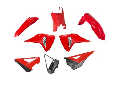 Rtech, Plastkit, O.E.M RÖD, Honda 25 CRF450R, 26 CRF450R, 25-26 CRF250R