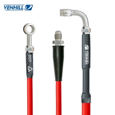 Venhill, Bromsslang, FRAM, RÖD, Honda 15-16 CRF450R, 15-17 CRF250R