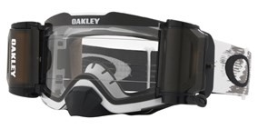 Crossglasögon Oakley Goggles Front Line MX Matte White Speed w/Clear Rolloff