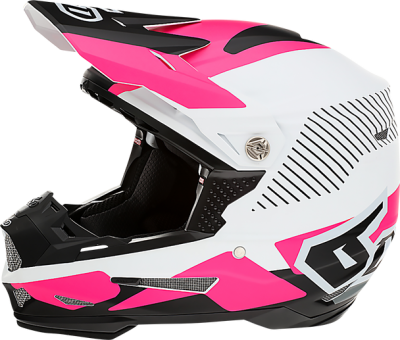Crosshjälm 6D 2023 ATR-2 FUSION Graphic Neon Pink