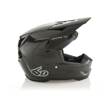 Crosshjälm 6D ATR-3Y 2025 Solid Gloss Helmet, BLACK