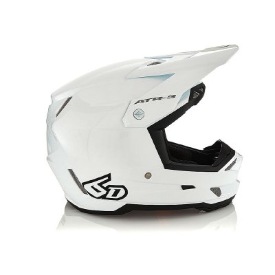 Crosshjälm 6D ATR-3Y 2025 Solid Gloss Helmet, White
