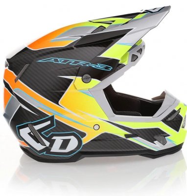 Crosshjälm 6D Helmets ATR-3 Gloss Neon Yellow FIM