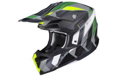 Crosshjälm Crosshjälm HJC Hjälm I50 Vanish Grå/Fluogul MC4HSF