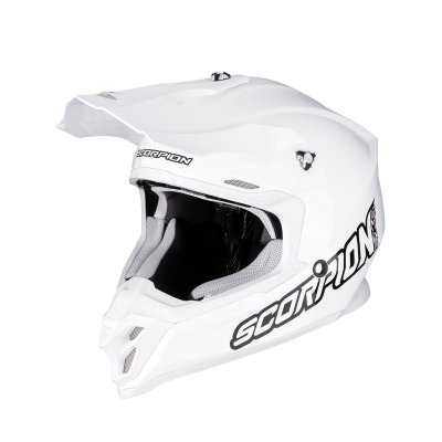 Crosshjälm SCORPION MX VX-16 AIR Solid vit