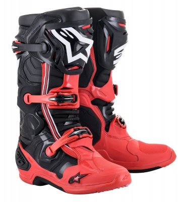 Crossstövlar Alpinestars LTD Boot Tech 10 Acumen Black/Red