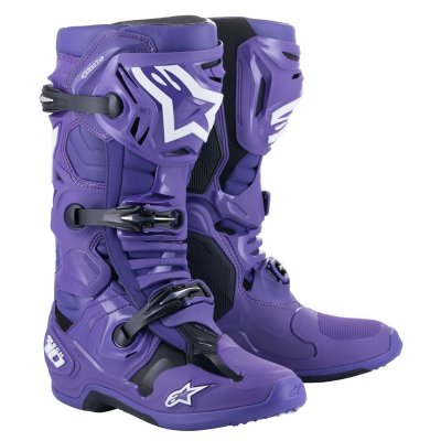 Crossstövlar Alpinestars Stövel Tech 10 Violett/Svart
