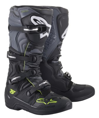 Crossstövlar Alpinestars Stövel Tech 5 Svart/Grå/Gul