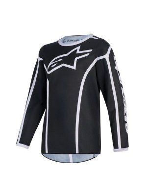 Crosströja 2026 Alpinestars Youth Fluid Apex Svart/Grå