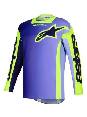 Crosströja Alpinestars 2026 Racer Portl Lila/Fluo Gul