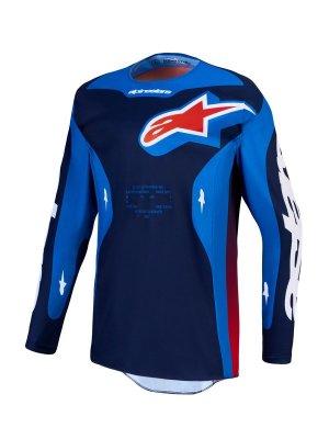 Crosströja Alpinestars 2027 Racer Hunt Blå/Mörk Blå/Röd
