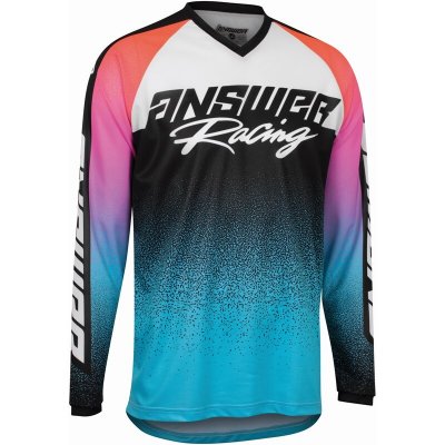 Crosströja ANSWER A22 Syncron Prism Jersey Turquoise/Hyper Orange