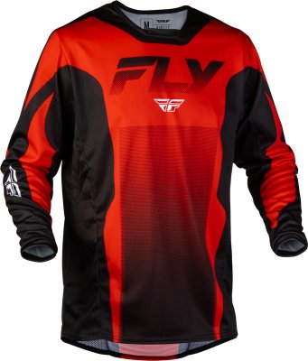 Crosströja Kinetic Fade Röd Svart Vit FLY RACING