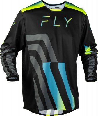 Crosströja Kinetic Volt - Black/Grey/Teal/Yellow