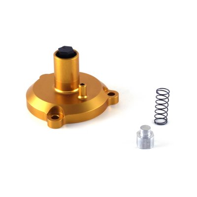 VHM, Power valve adjuster with compression spring, KTM 09-26 65 SX, Husqvarna 17-25 TC 65, 26 TC 65, GasGas 24 MC 65, 26 MC 65, 