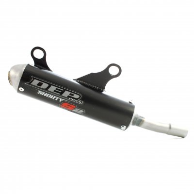 DEP, Ljuddämpare SHORTY, Svart (FS), KTM 19-22 125 SX/150 SX, Husqvarna 19-22 TC 125, GasGas 21-23 MC 125