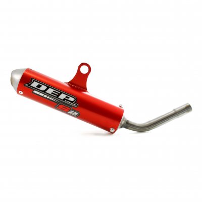 DEP, Ljuddämpare Röd, KTM 24-27 65 SX, Husqvarna 24-25 TC 65, 26 TC 65, GasGas 24 MC 65, 26 MC 65