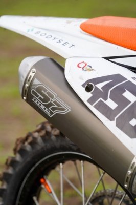 DEP, S7 Avgassystem 4-Takt, Komplett, KTM 23-26 250 SX-F, 23-26 350 SX-F, Husqvarna 23-26 FC 250, 23-25 FC 350, GasGas 24-26 MC 