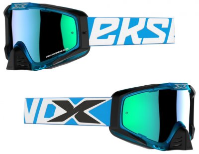 EKS EKS-S Goggle - Liquid Cyan With Blue Mirror