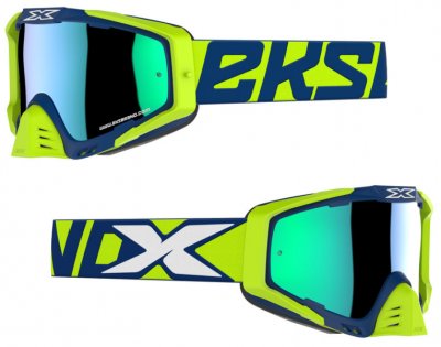 EKS EKS-S Goggle - Viking Blue & Fluo Yellow