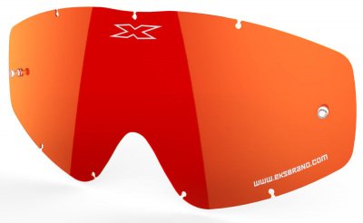 EKS GO-X Anti-Fog Lens, Clear, Red/Mirror