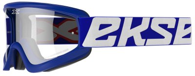 EKS Gox Flat Out Goggle - Blue / Clear Lens
