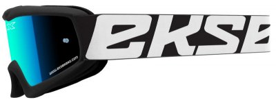 EKS X-Grom Youth Goggle - Black / Blue Mirror Lens