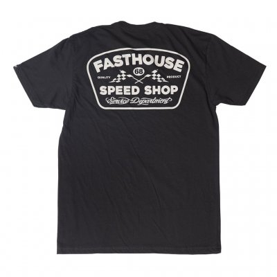FASTHOUSE, T-SHIRT GREASE MONKEY, SVART