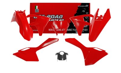 Rtech, Plastkit, RÖD, GasGas 24-25 EC 450F, 24-25 EC 250/EC 250F, 24-26 EC 350F/EC 300/EC 500F