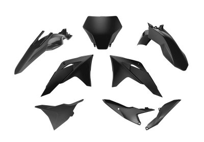 Rtech, Plastkit, SVART, GasGas 25-26 MC 85